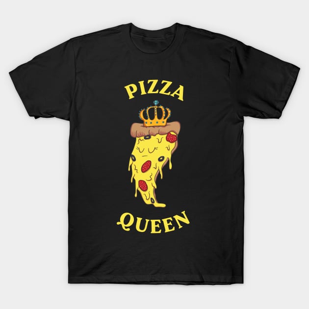 Pizza Queen T-Shirt by krimons